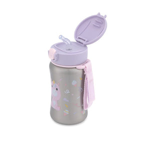 Skip Hop Besties Squad Stainless Steel Straw Bottle Unicorn