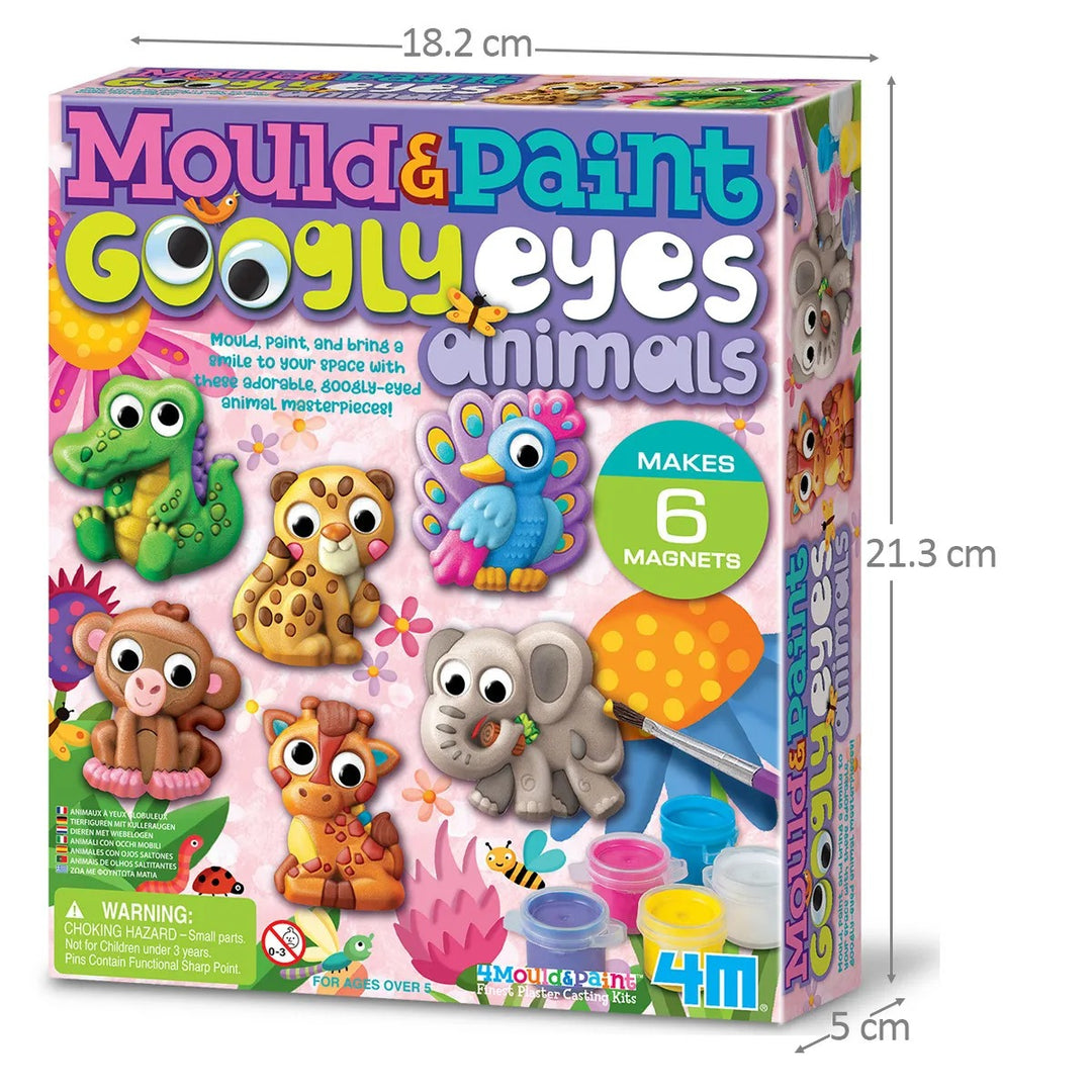 4M Mould & Paint - Googly Eyes Animals