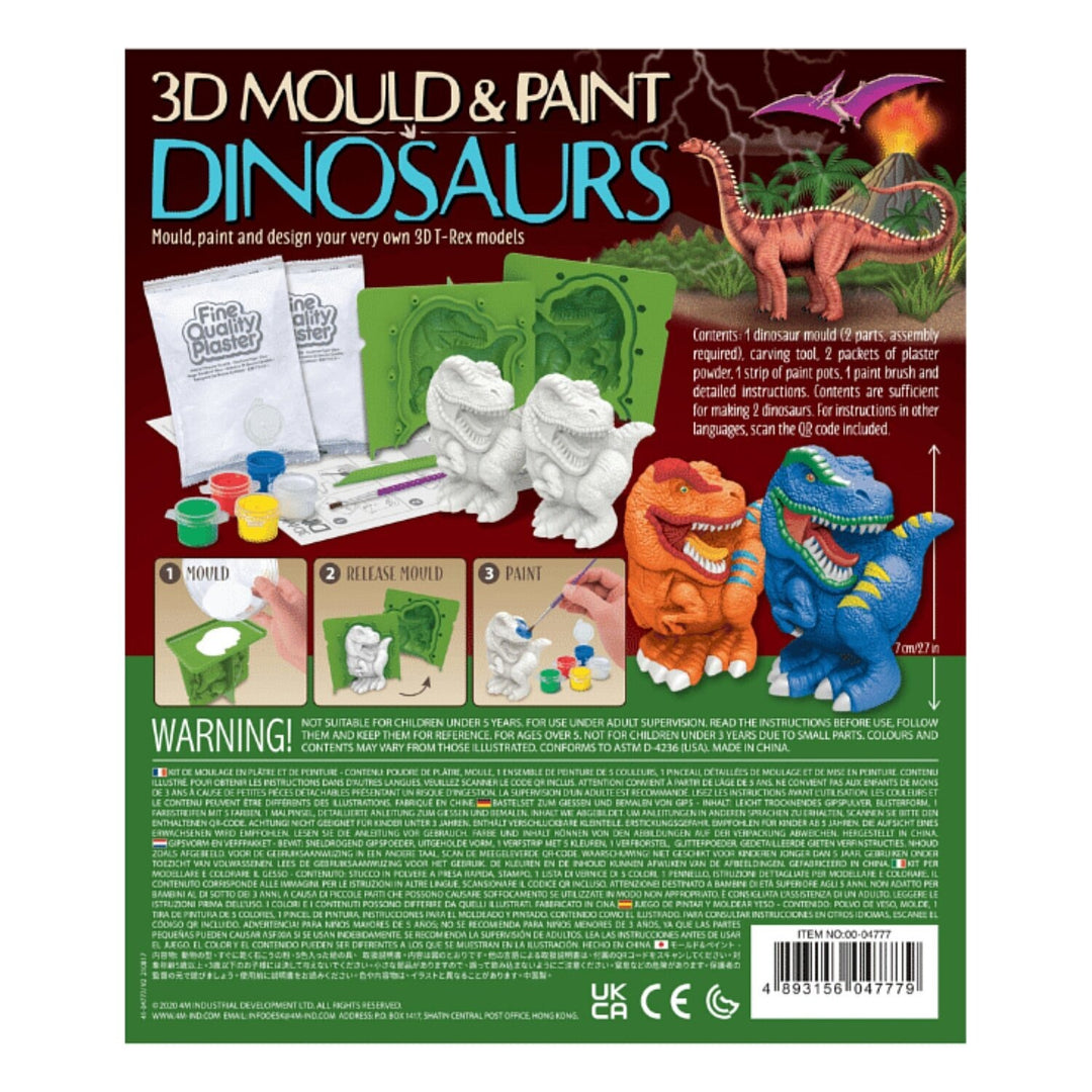 4M Mould & Paint - 3D Dinosaurs