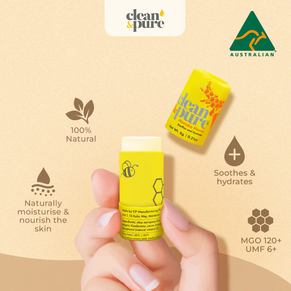 Clean & Pure Lip Balm 6gm