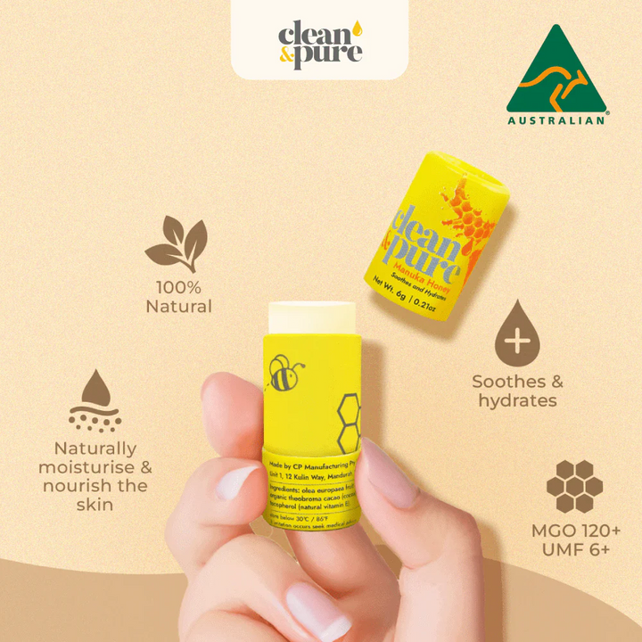 Clean & Pure Lip Balm 6gm
