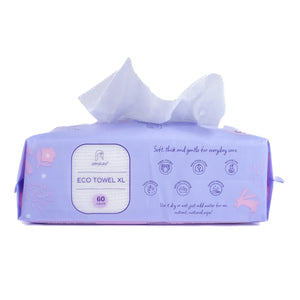 Pikalula Baby Eco Towel XL 60pcs Jumbo Pack