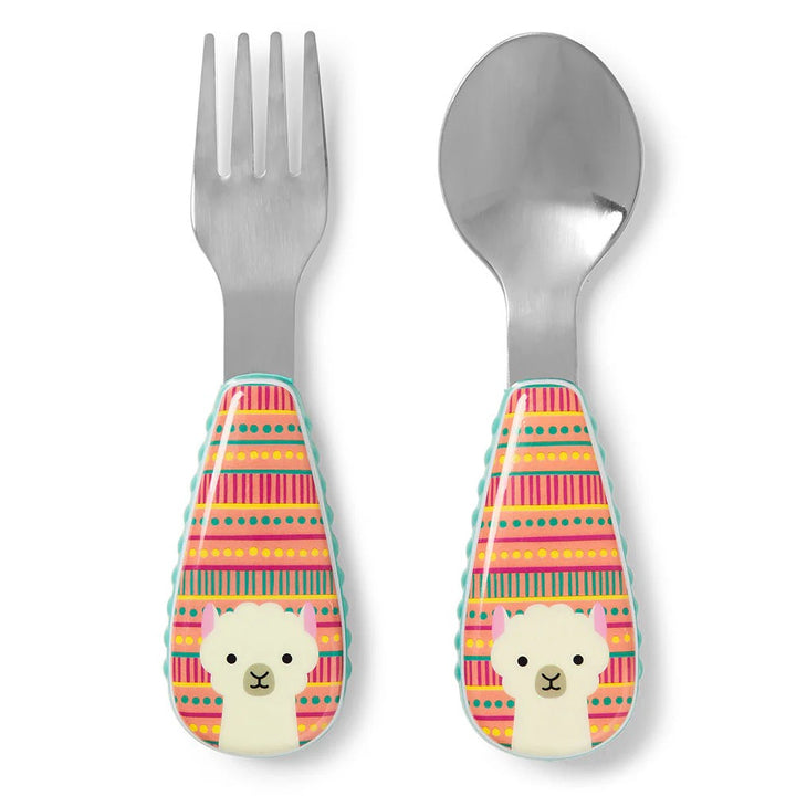 Skip Hop Zoo Utensils Fork & Spoon - Llama