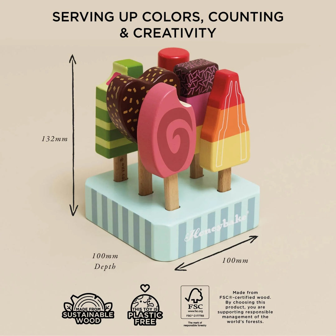 Le Toy Van Wooden Ice Lollies & Popsicles