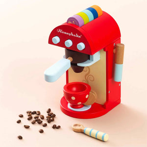 Le Toy Van Wooden Toy Coffee Machine & Pods