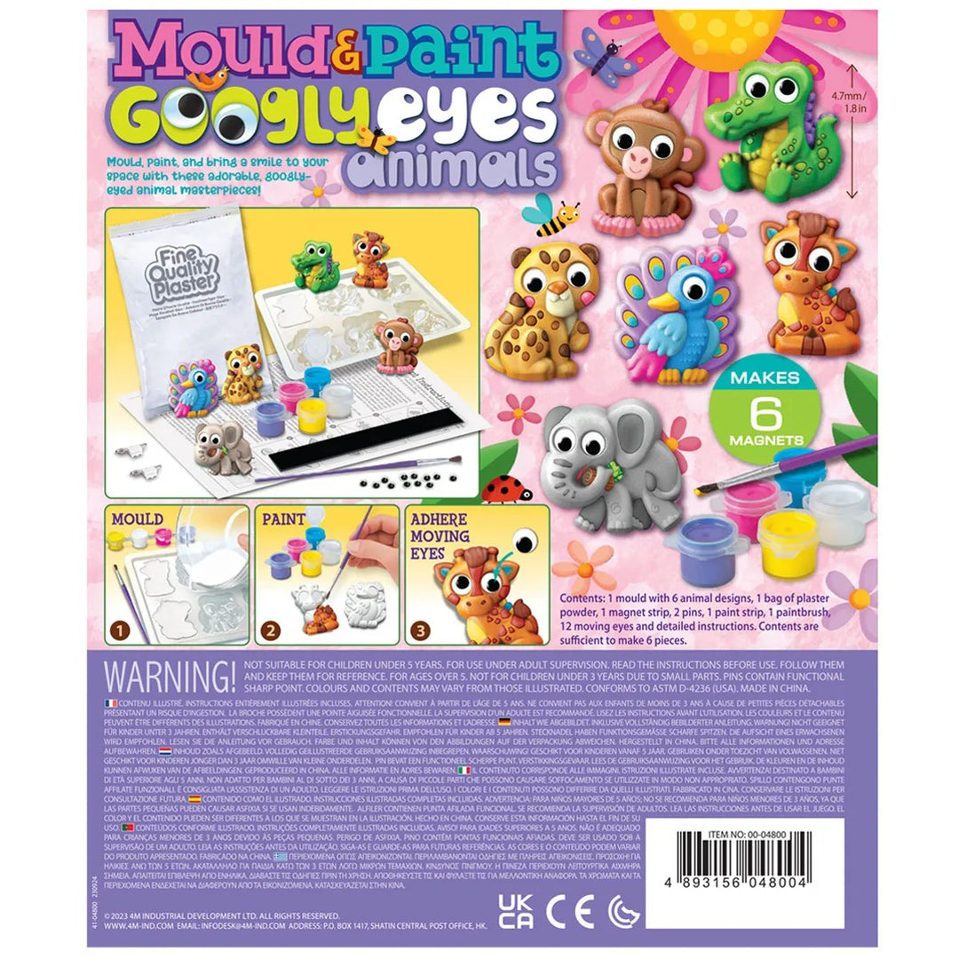 4M Mould & Paint - Googly Eyes Animals