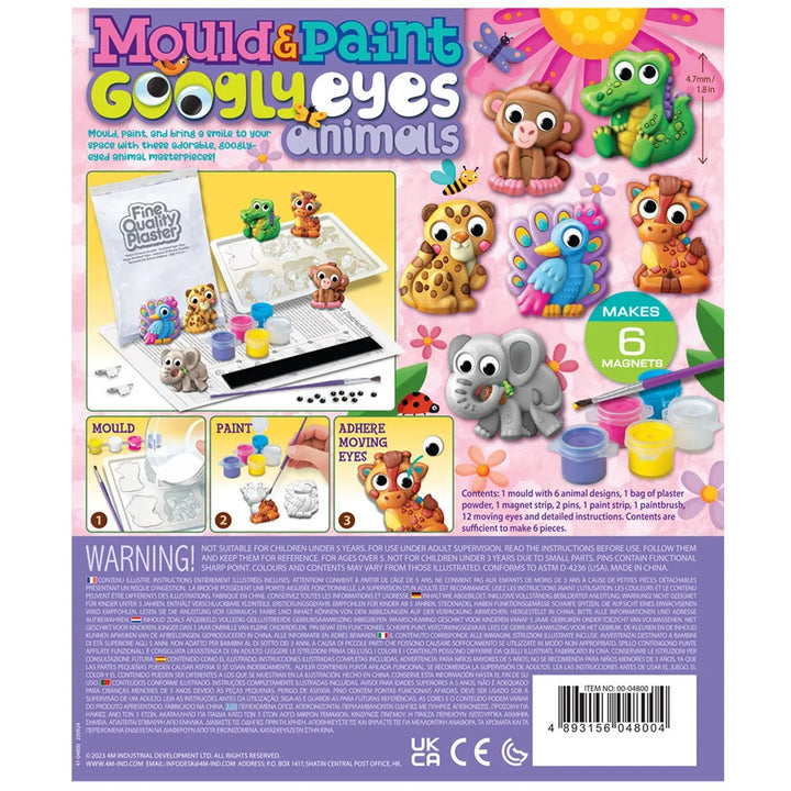 4M Mould & Paint - Googly Eyes Animals