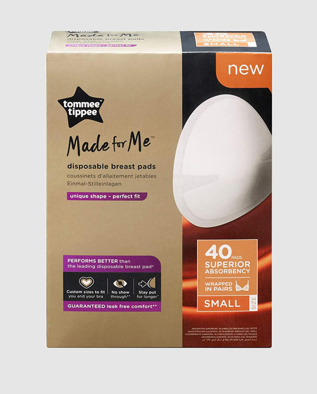 Tommee Tippee 40Pcs Daily Breast Pads - Small