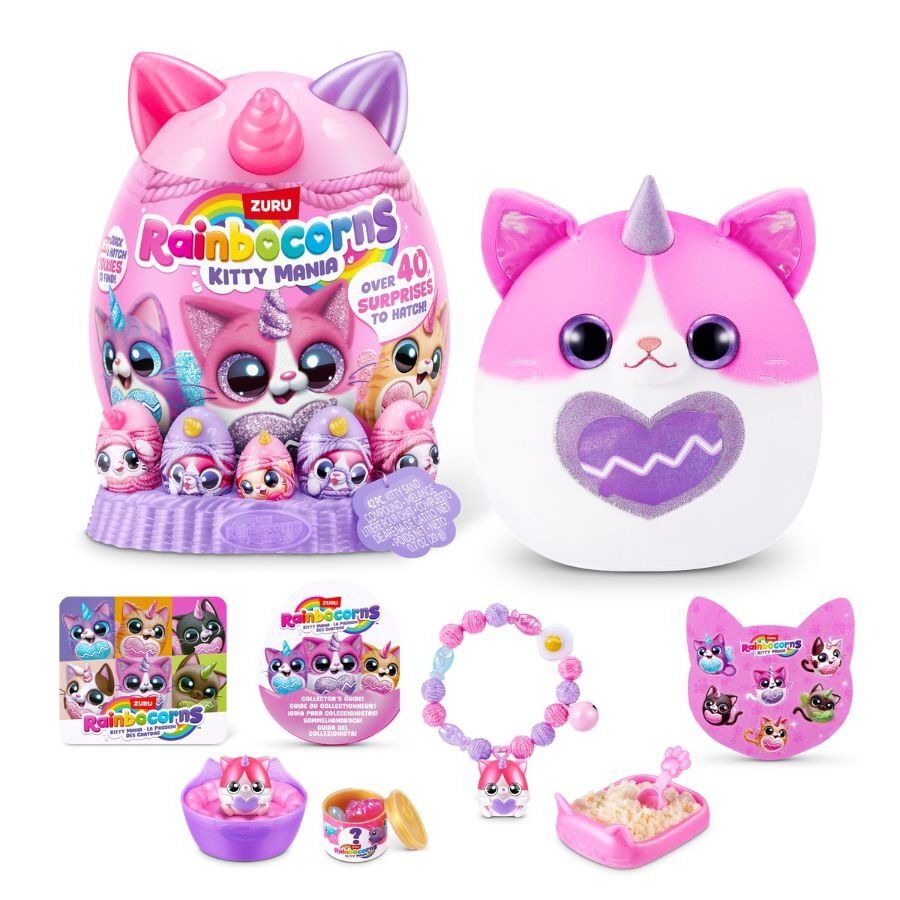 Zuru Rainbocorns Eggzania Kitty Mania