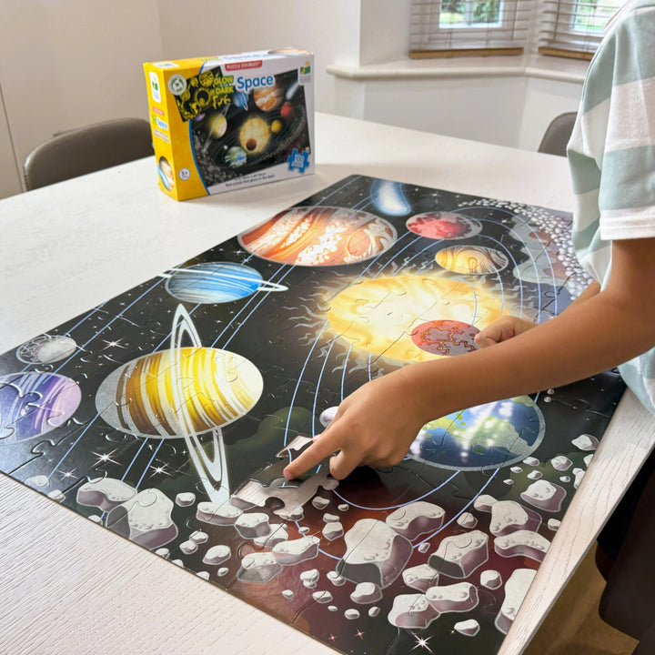The Learning Journey Puzzle Doubles Glow in the Dark (100Pcs)