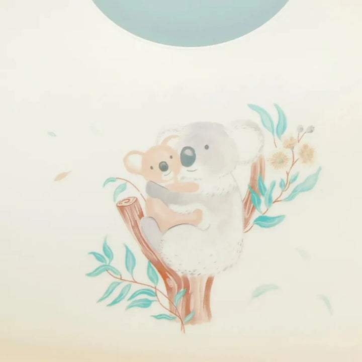 Purebaby Silicone Feeding Bib 2 Pack Organic