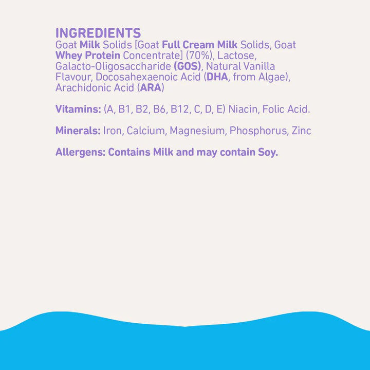 Bubs Goat Milk Stage 4, 600g (3Y-12Y)