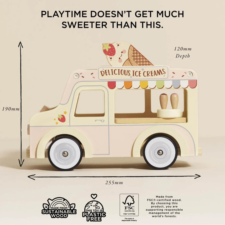 Le Toy Van Wooden Ice Cream Van