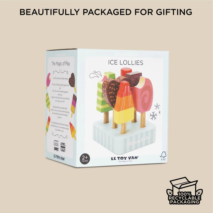 Le Toy Van Wooden Ice Lollies & Popsicles