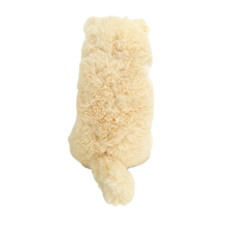 Sunlemon Lying Cat Sleeping Face Stuffed Toy