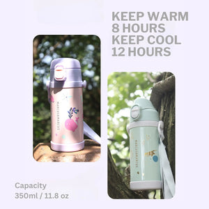 Marcus & Marcus - Straw and Spout Insulated Water Bottle (350ml)