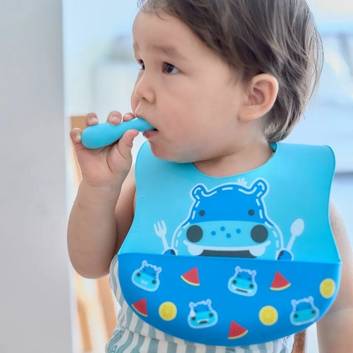 Marcus & Marcus Wide Coverage Silicone Bib- Panda