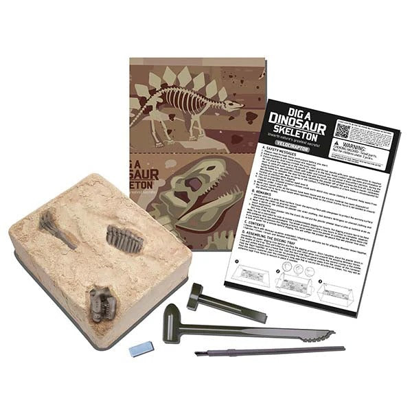 4M KidzLabs Dig a Velociraptor Skeleton