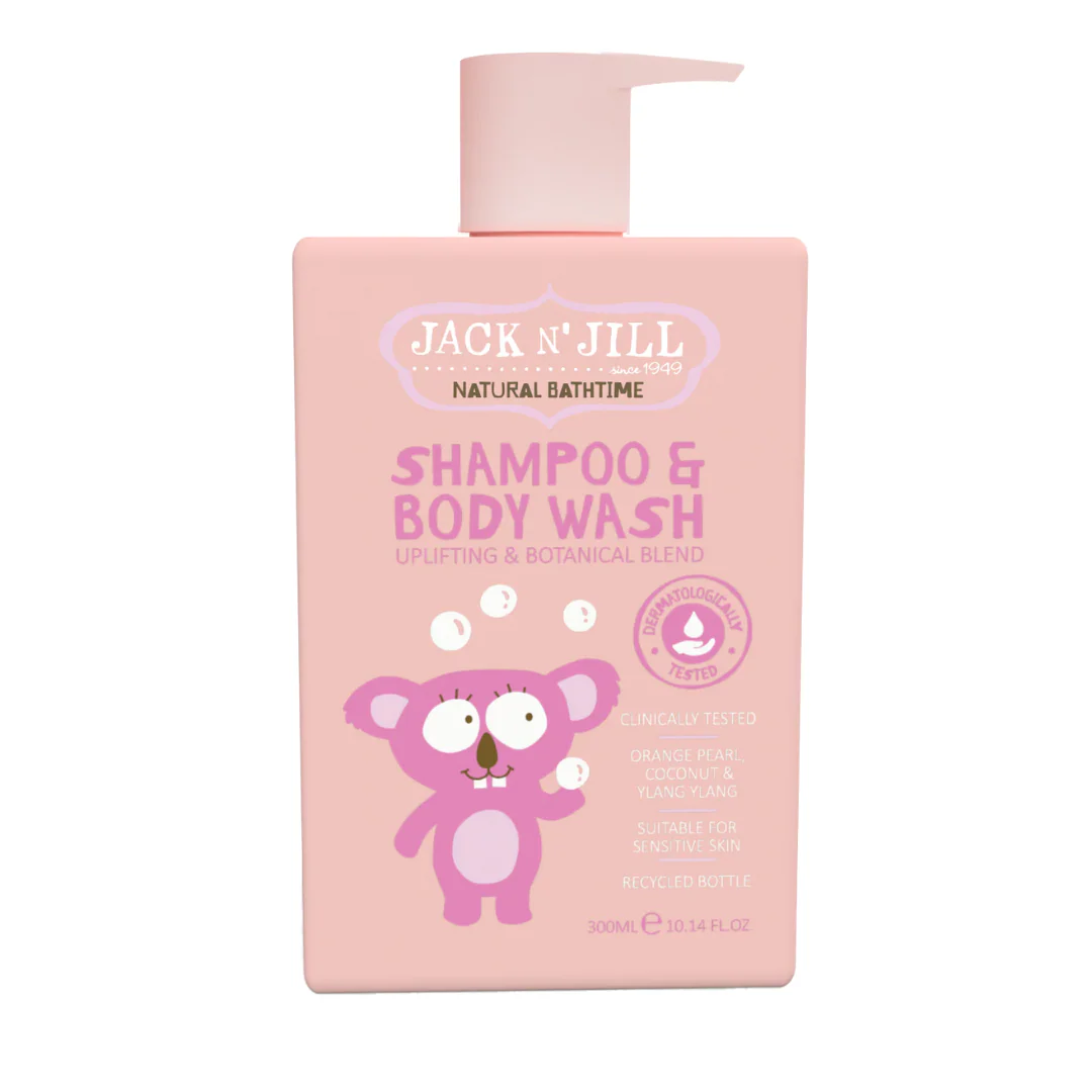 Jack N' Jill Shampoo & Body Wash-Natural 300mL