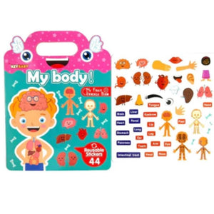 ELM Keybaby My First Sticker Book (Reusable Jelly Stickers)