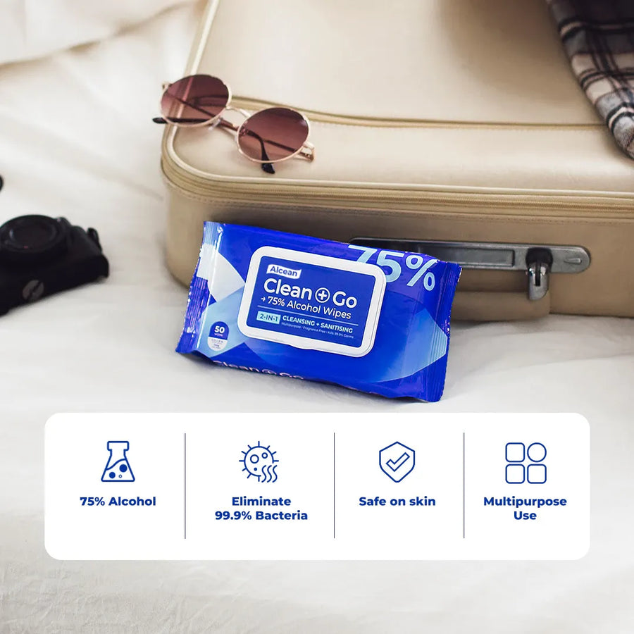 Alcean 75% Alcohol Classic Wipes