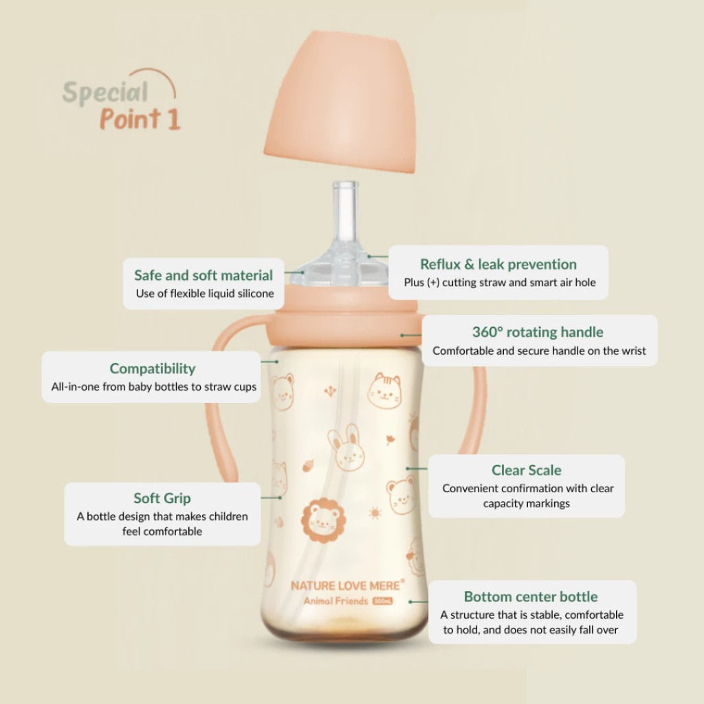 Nature Love Mere PPSU Straw Cup 300ml