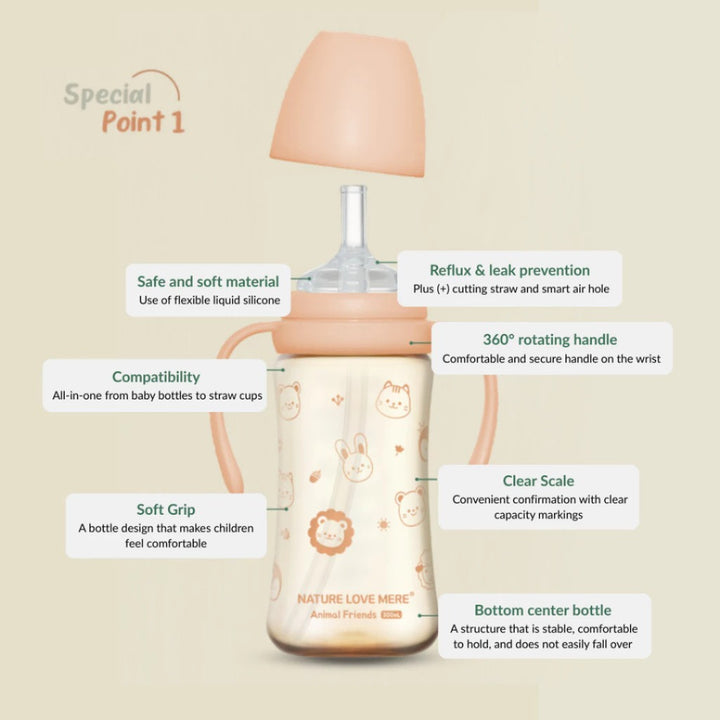 Nature Love Mere PPSU Straw Cup 300ml