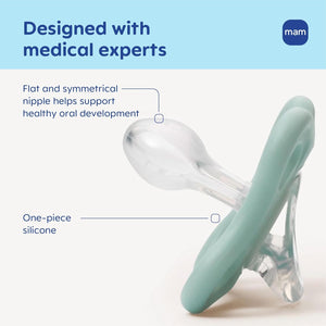 MAM Comfort Pacifier Grey Green