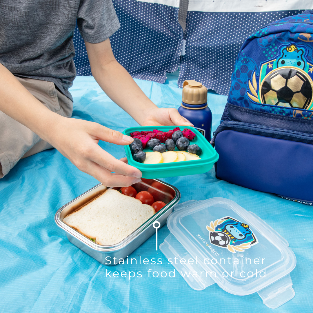 Marcus & Marcus - 2-Tier Stainless Steel Lunch Box