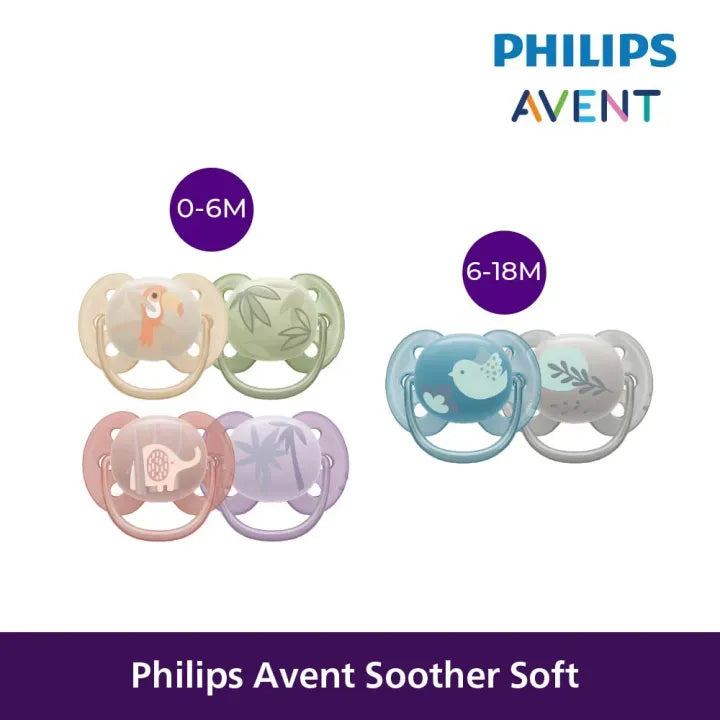 Philips Avent Soother Soft 0-6M/6-18M