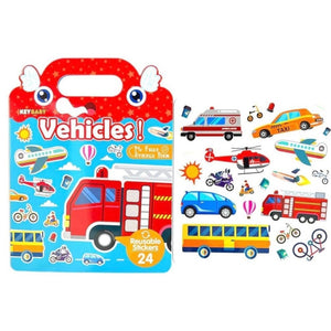 ELM Keybaby My First Sticker Book (Reusable Jelly Stickers)