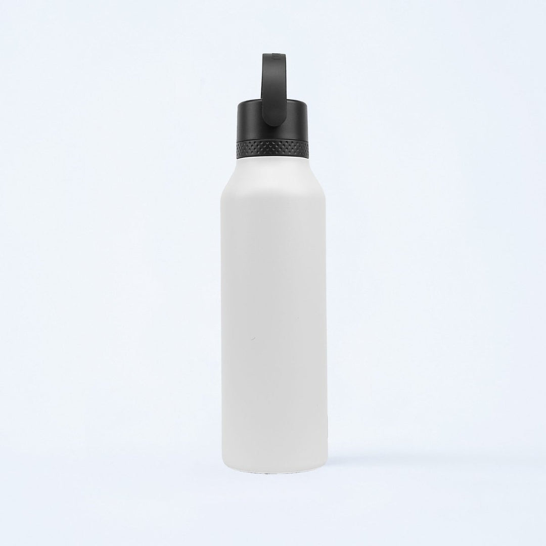 Runbott Ceramic Sport Thermal Bottle 600ml Plain White
