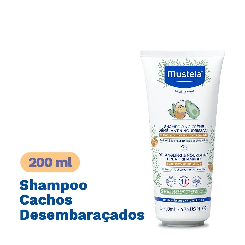 Mustela Detangling & Nourishing Cream Shampoo (200ml)
