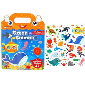 ELM Keybaby My First Sticker Book (Reusable Jelly Stickers)