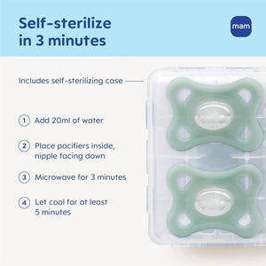 MAM Comfort Pacifier Grey Green