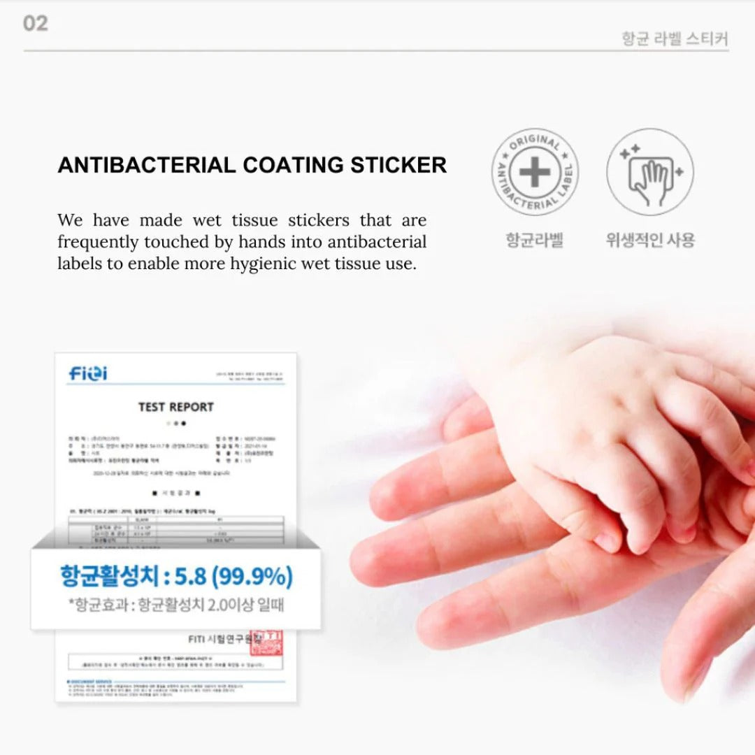 Nature Love Mere Signature Black Soybean Baby Wipes (70pcs)