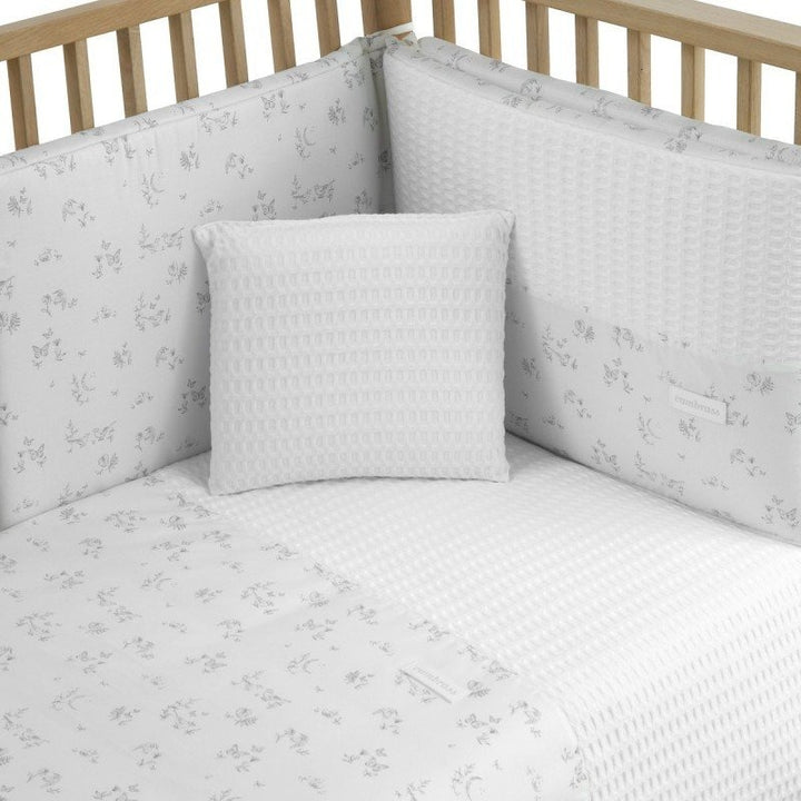 Cambrass Set 2 Pcs. Quilt Cover Cot 60 Merlo Ecru 100x140x3cm