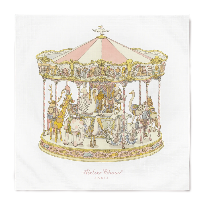 Atelier Choux Grand Carre - Carousel Pink (200x200cm)