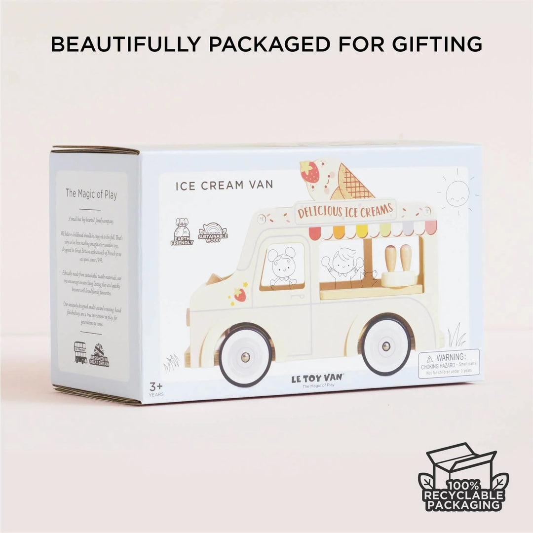 Le Toy Van Wooden Ice Cream Van