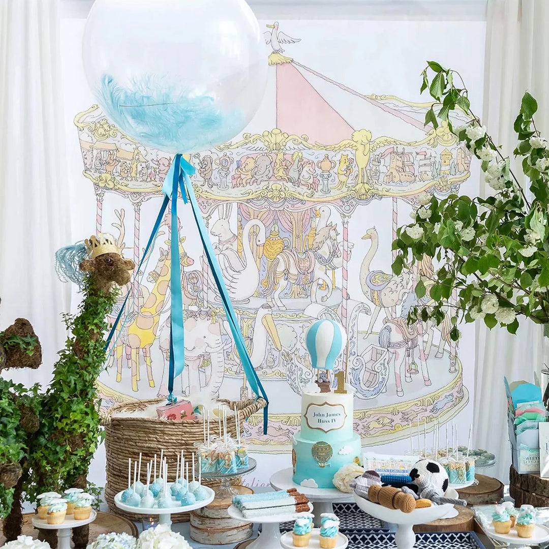 Atelier Choux Backdrop - Carousel Pink