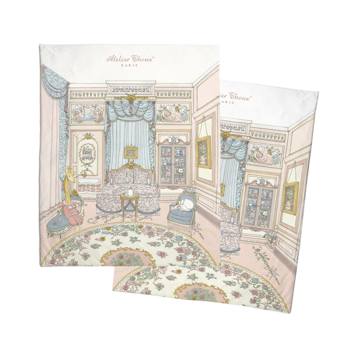 Atelier Choux Reversible Quilt - French Bedroom (130x100cm)