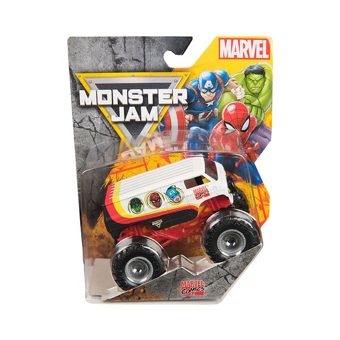 Monster Jam 1:64 Marvel Single Pack Assorted