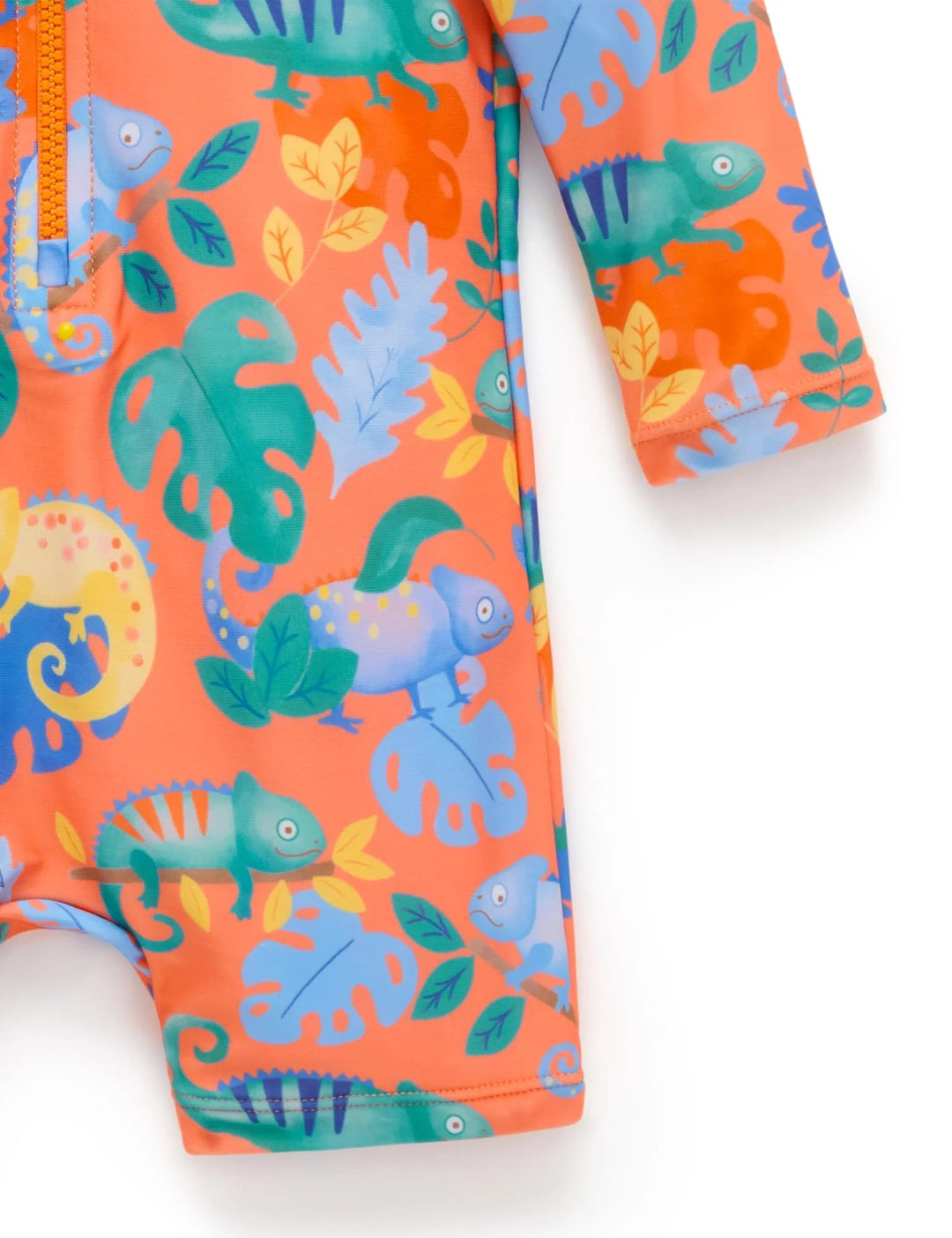 Purebaby Organic Long Sleeve Printed Sunsuit