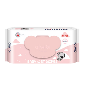 Aiwibi Baby Koala Strawberry Wet Wipes (80's x 1 Pack)
