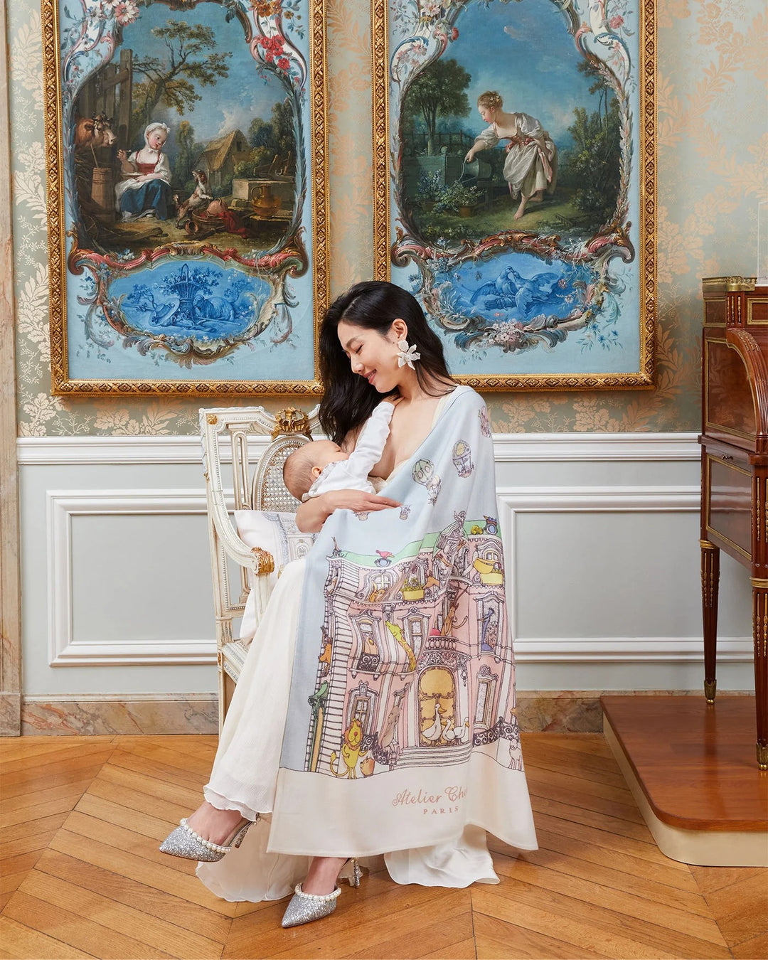 Atelier Choux Cashmere Blanket Monceau (100x80cm)