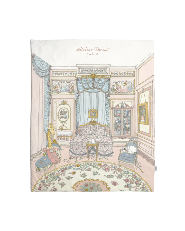 Atelier Choux Reversible Quilt - French Bedroom (130x100cm)