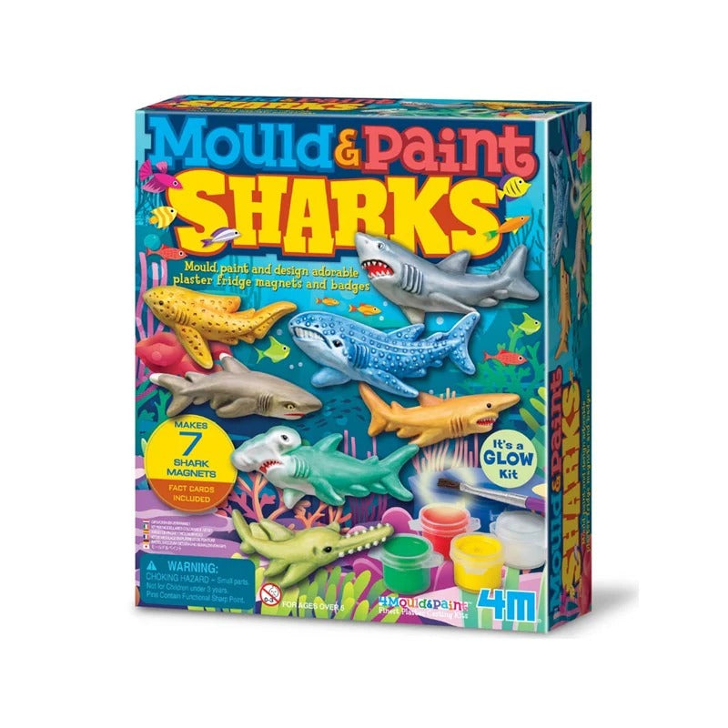 4M Mould & Paint - Glow Shark