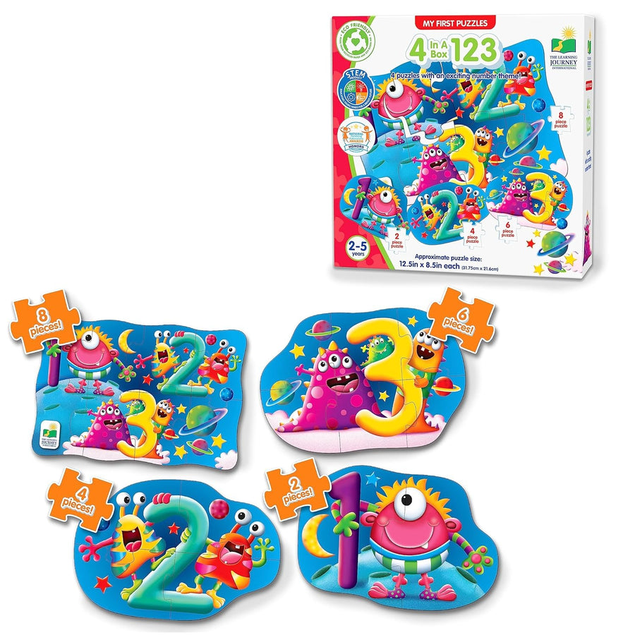 The Learning Journey My First Puzzle Sets 4-In-A-Box Puzzle
