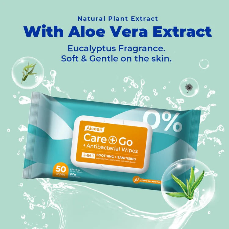 Alcean Antibacterial Classic Wipes