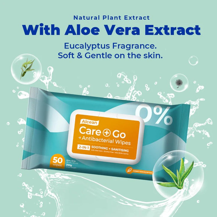 Alcean Antibacterial Classic Wipes